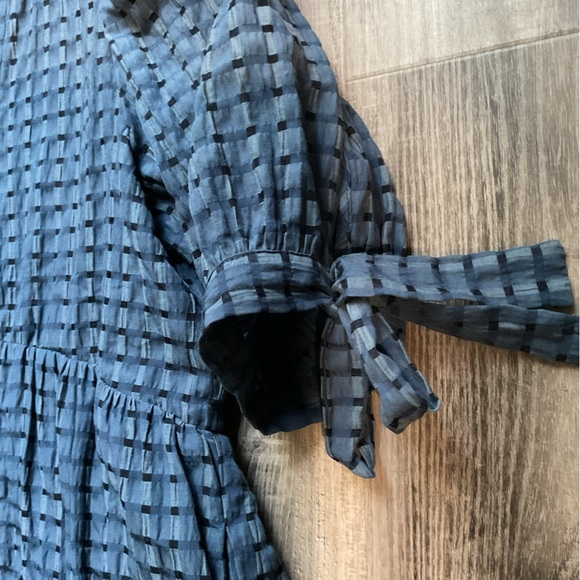 The English Factory Gingham Tiered Mini Dress Size Medium - Picture 6 of 7